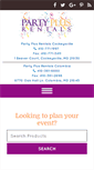 Mobile Screenshot of partyplusrentals.com
